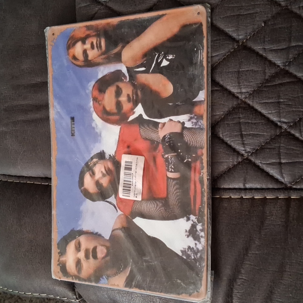 KITTIE Band Tin Poster Sign